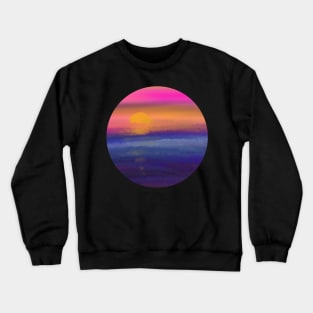 Watercolor Sunset Crewneck Sweatshirt